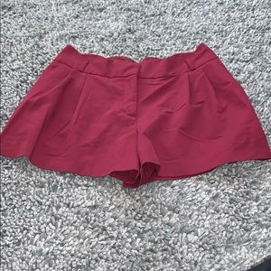 Burgundy Shorts